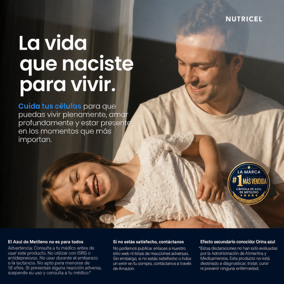 Blue Boost® Combate el TDAH Cápsulas de azul de metileno