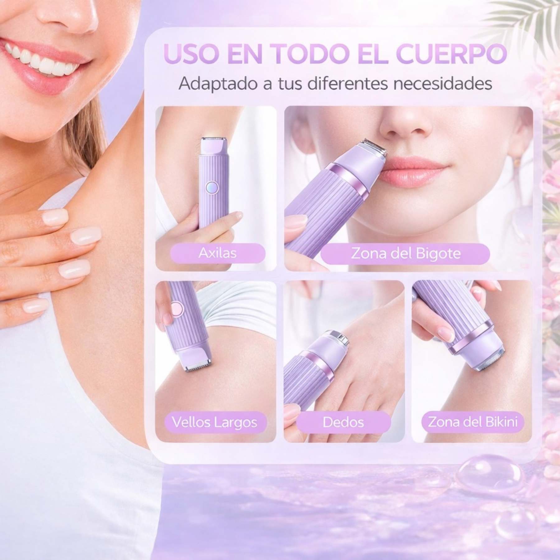 Depiladora para mujer 2 en 1  Magitech®