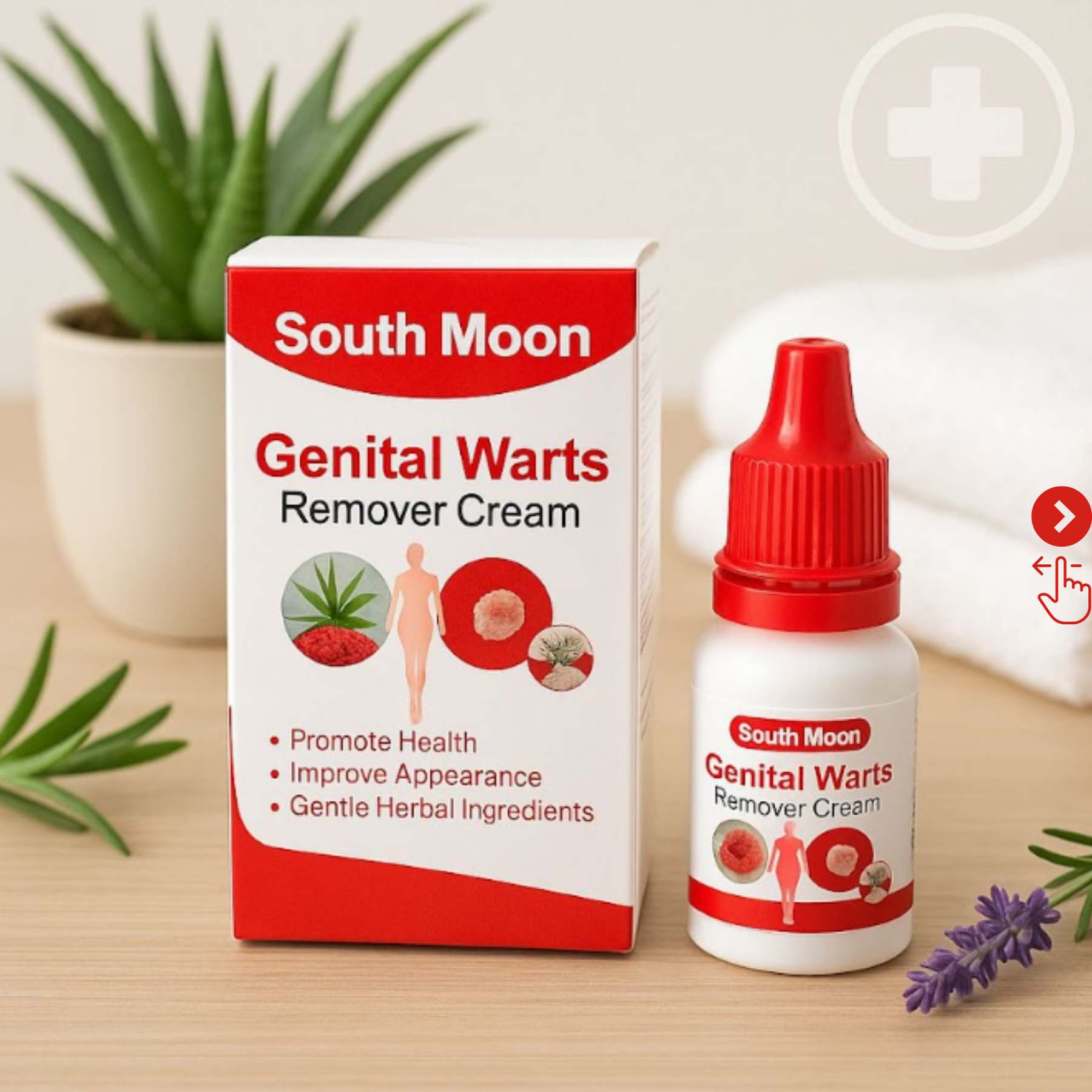 Eliminador de verrugas Genitales 15 ml -South Moon®