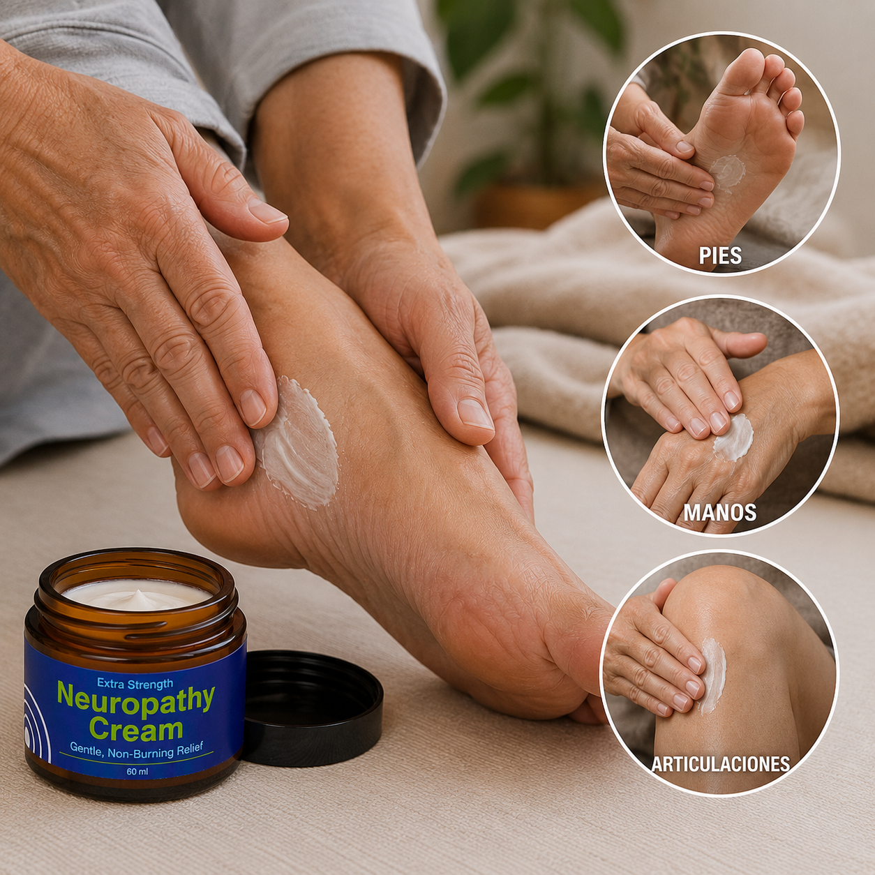 Migrastil Crema 60ml® Alivio De Neuropatía en MINUTOS-UNICOS DISTRIBUIDORES OFICIALES®