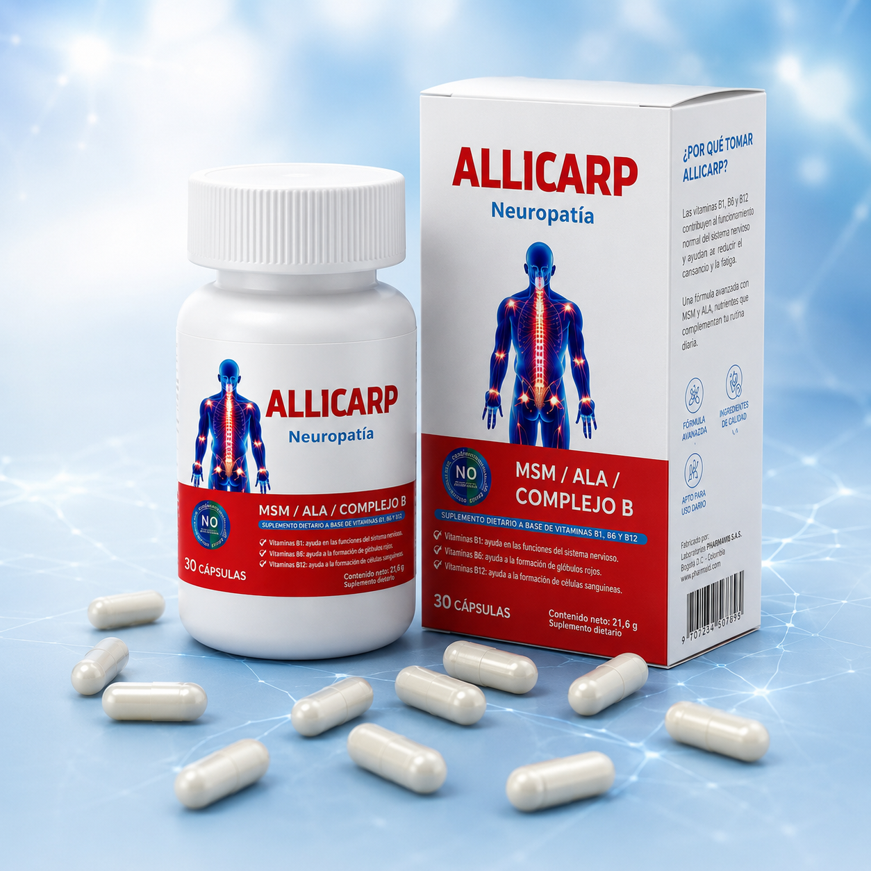 Allicarp ® Tratamiento para la Neuropatia - Mejoria inmediata.