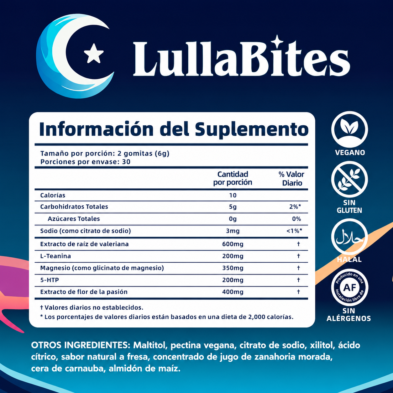 Gomitas Lullabites®  - Tu solución definitiva contra el insomnio
